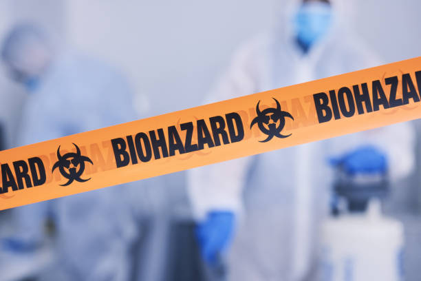 Professional Biohazard Cleanup technician working in Fairmont, IL